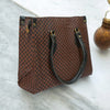 Diamond Shape Brown Tote Bag