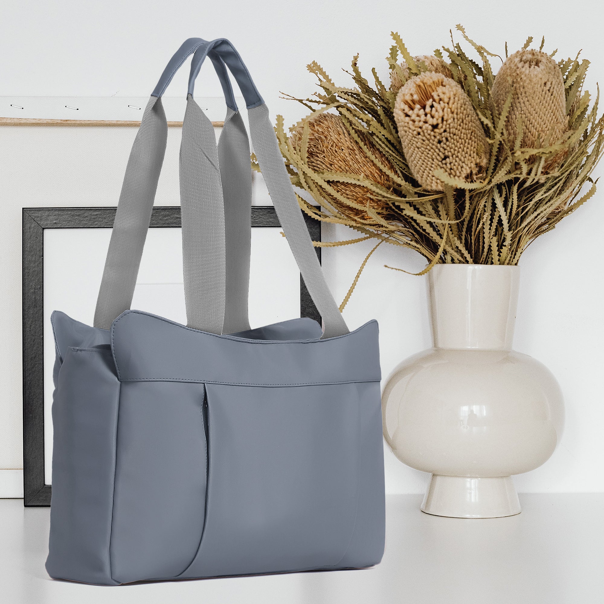 Grey Tote Bag for Women