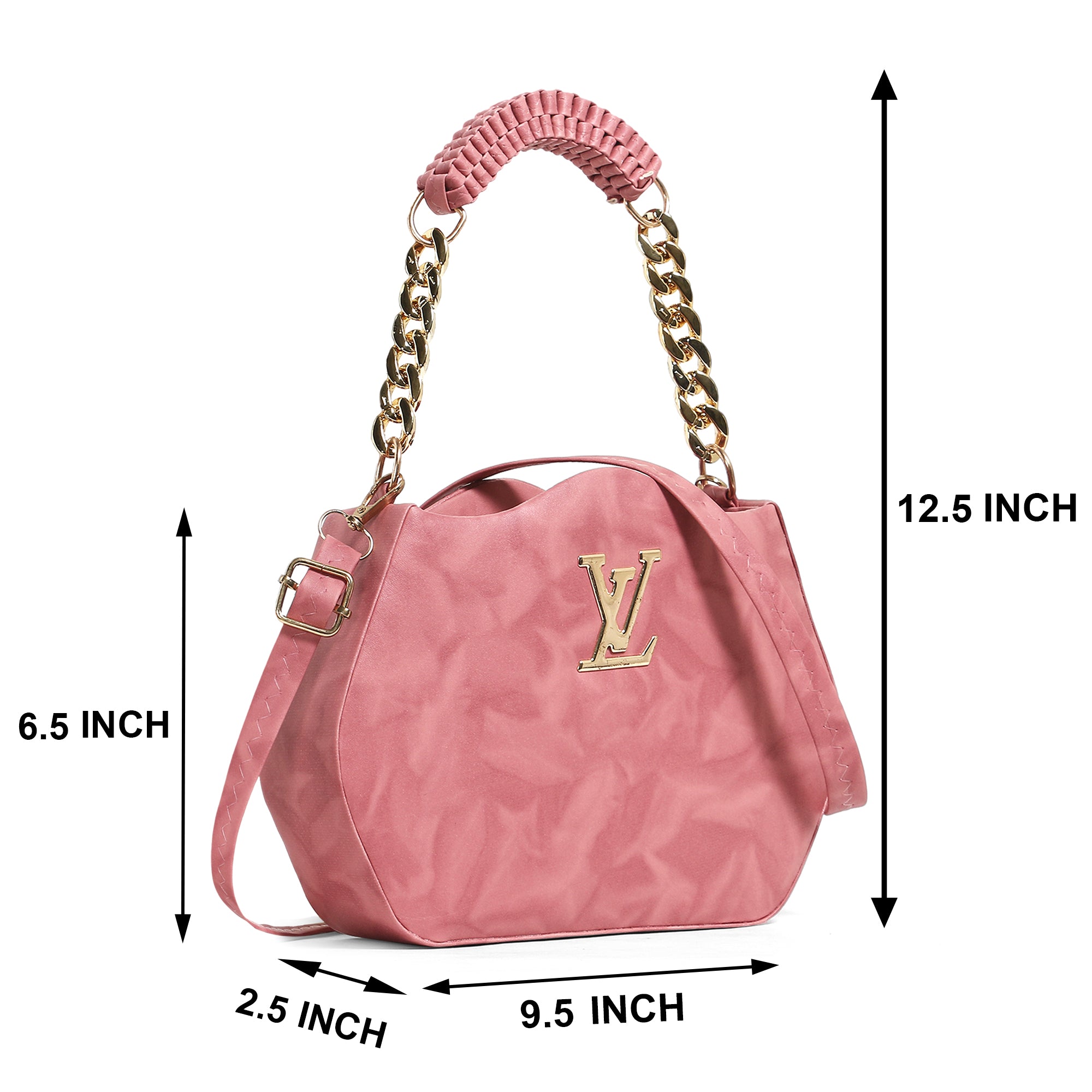 Peach sling bag LV