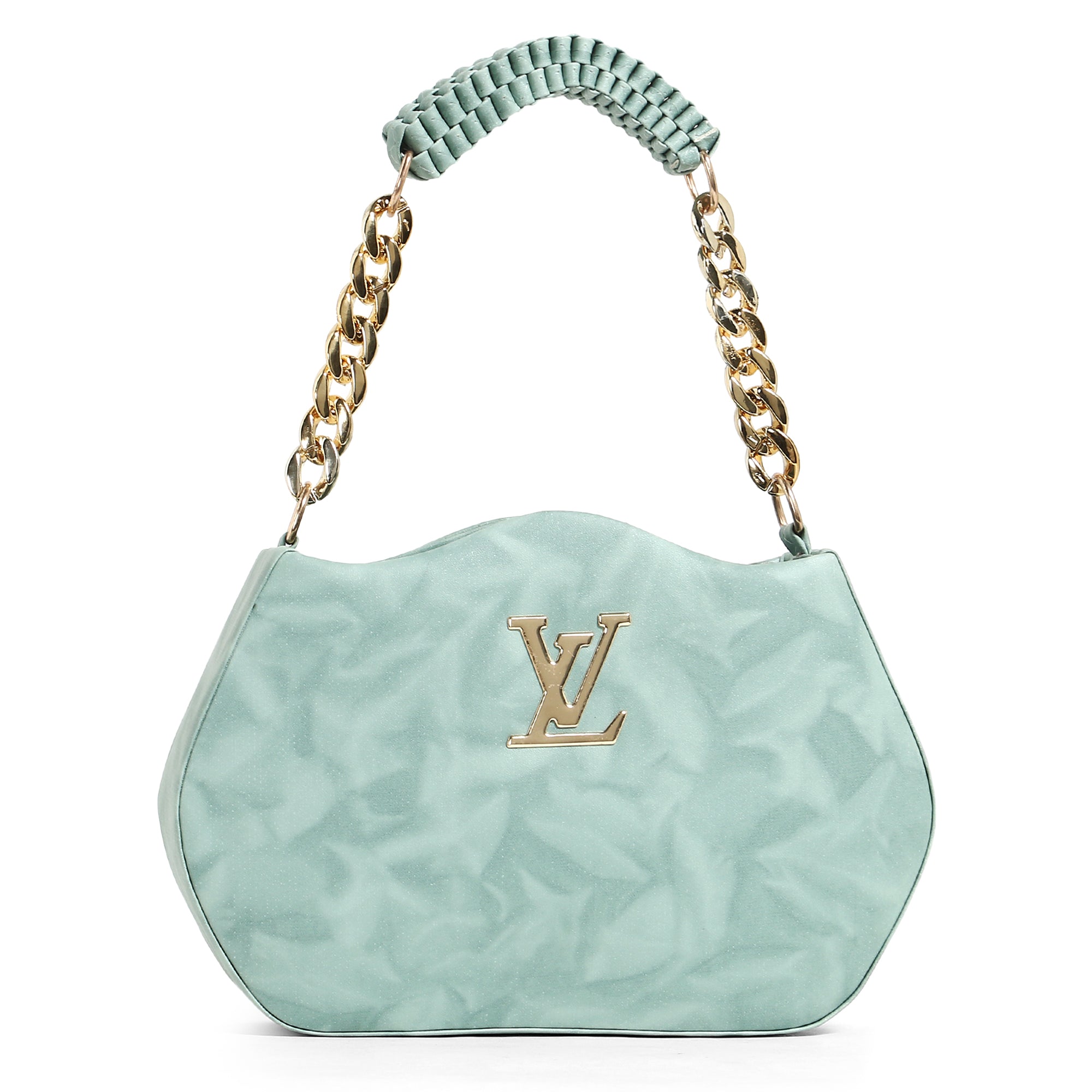 Green sling bag LV