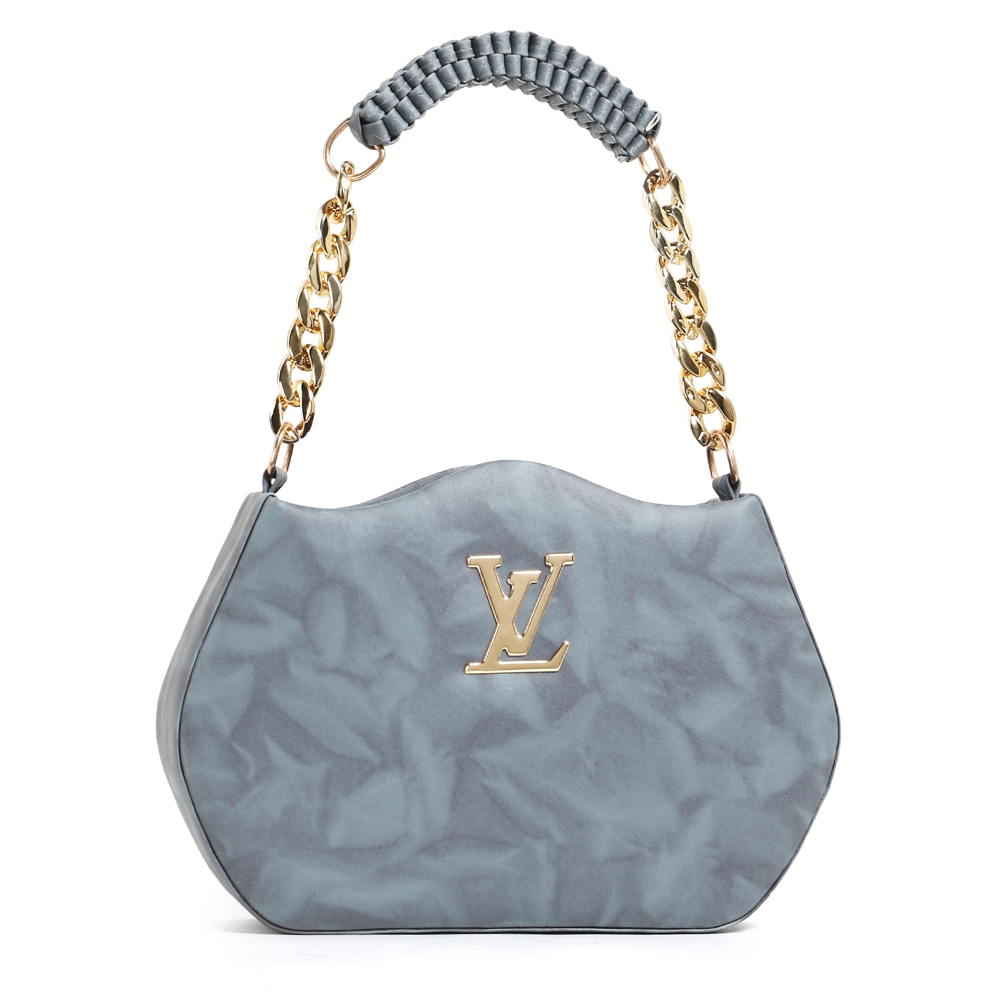 Grey sling bag LV