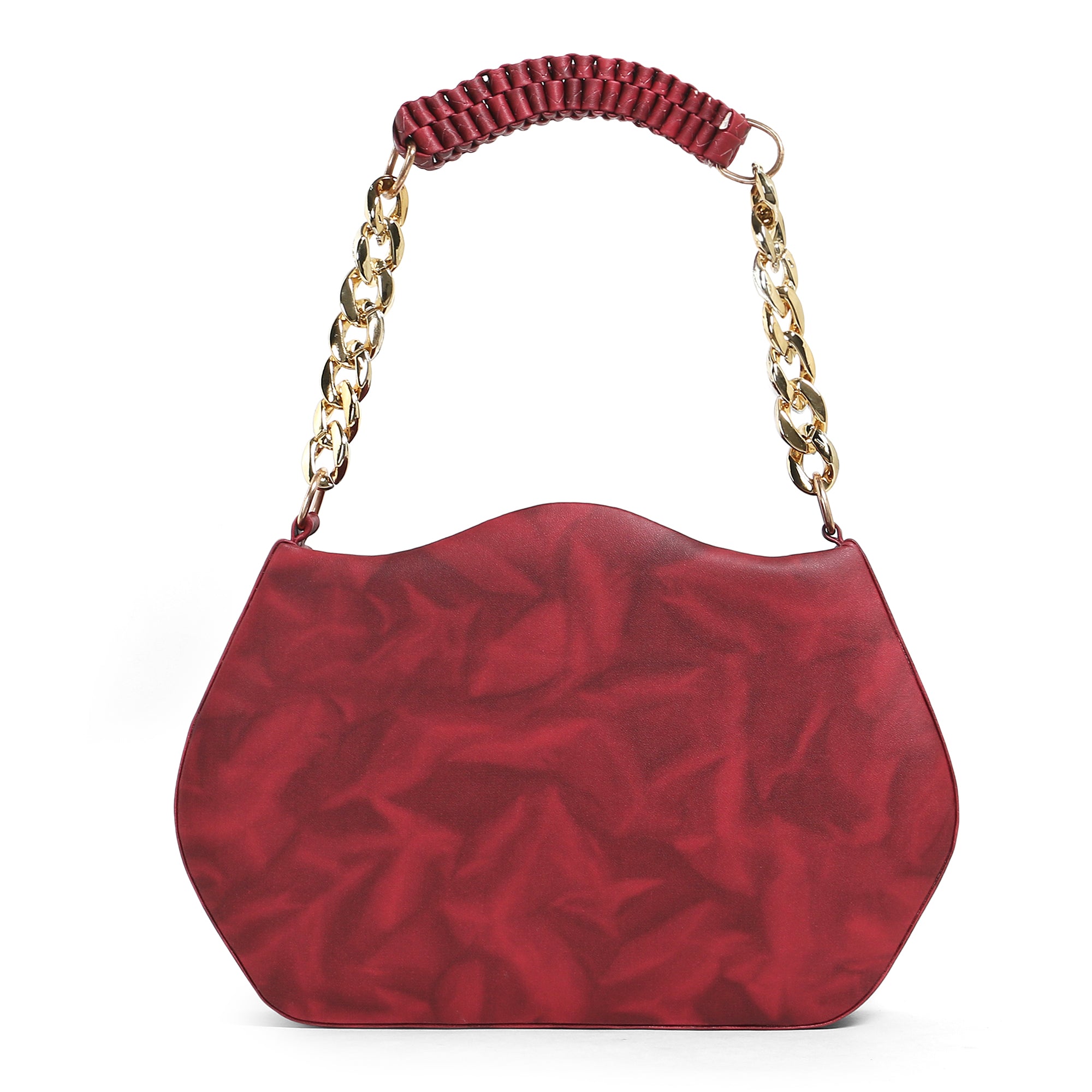 Maroon sling bag LV